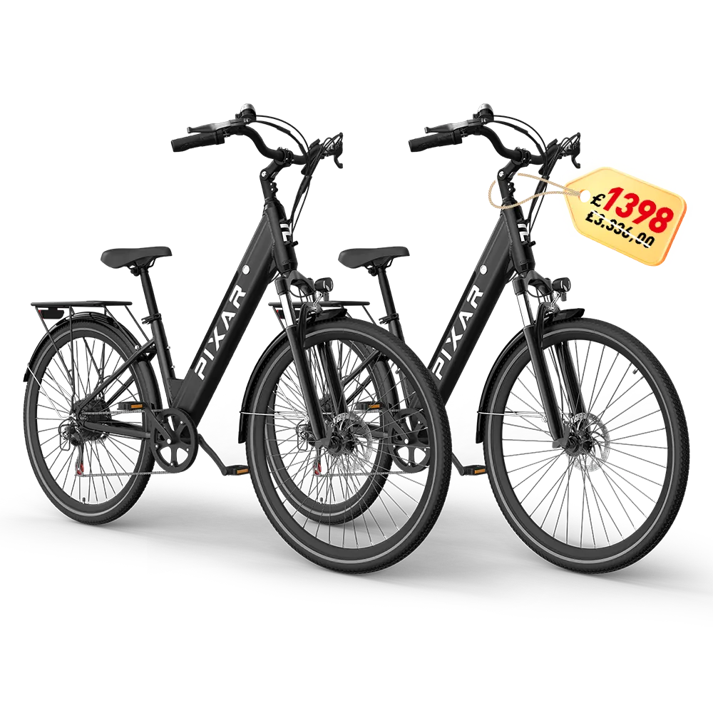 PIXAR® Cruiser Electric Bike 15 MPH × 2
